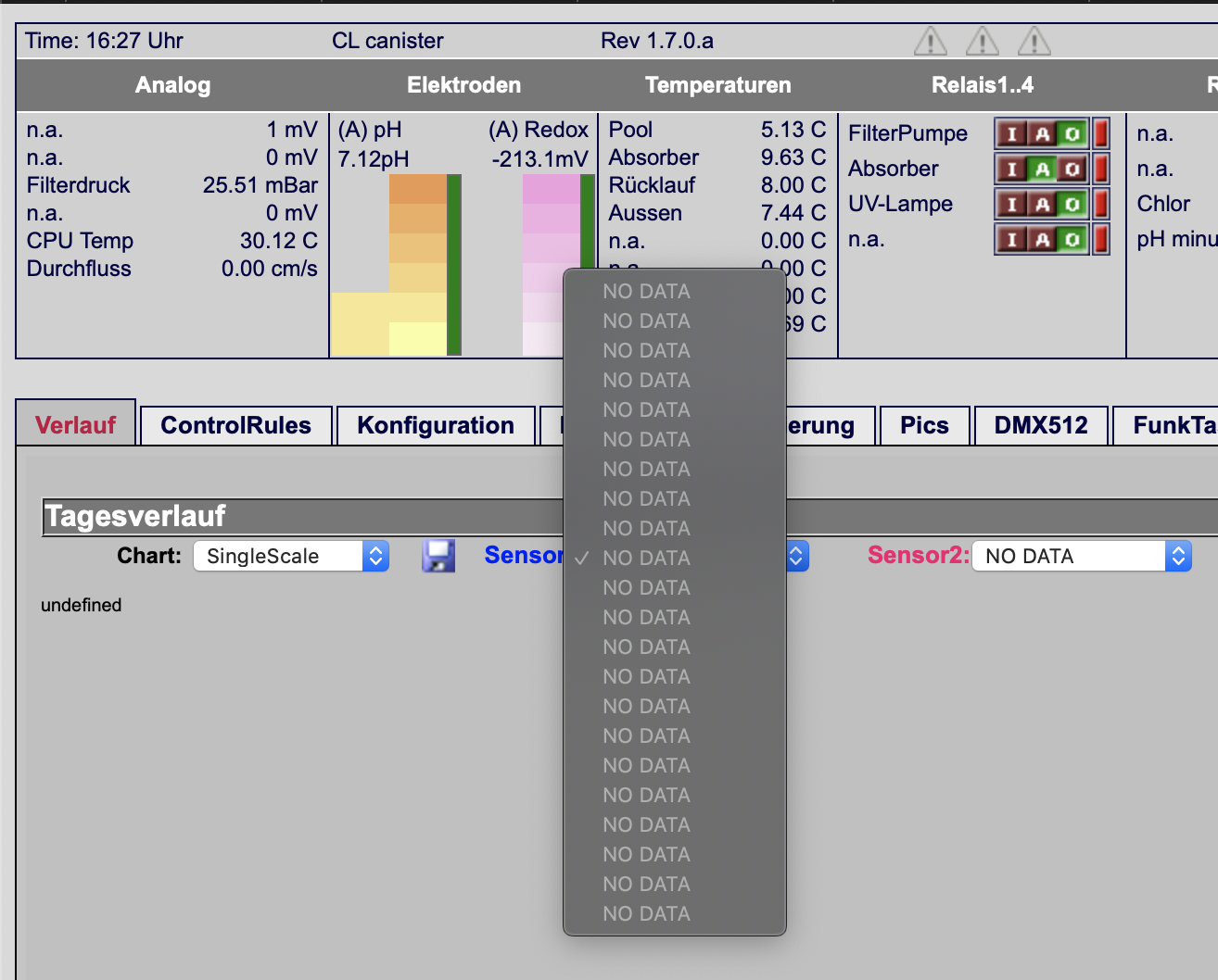 Webinterface