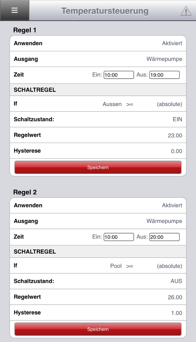 Ansteuerung WP