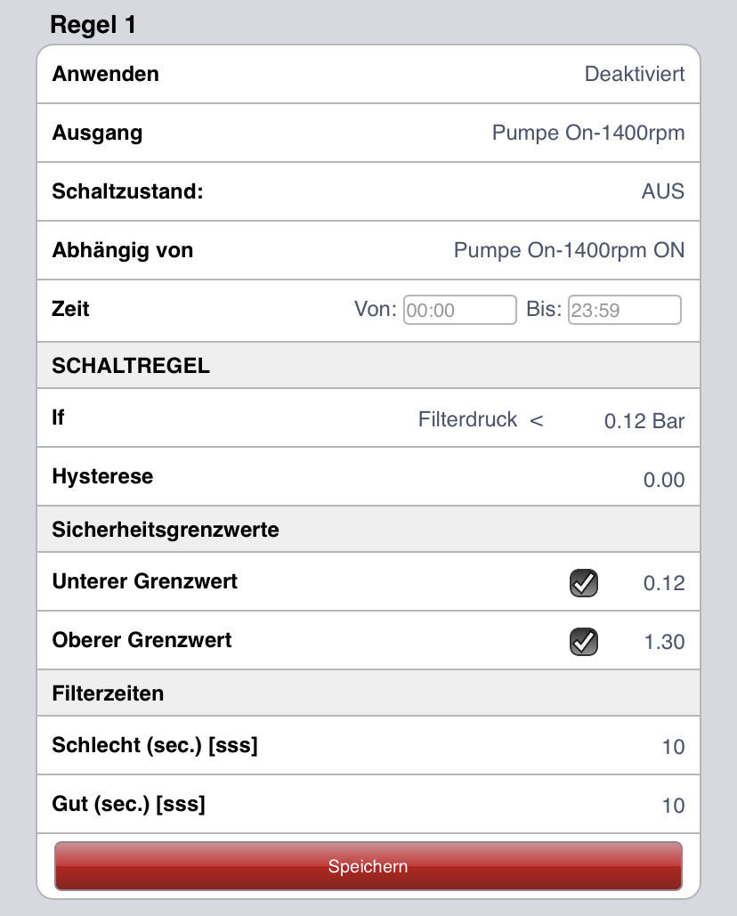 Über-/Unterdruck