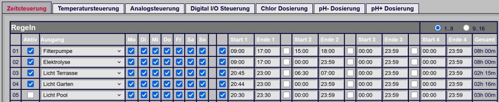 Zeitsteuerung
